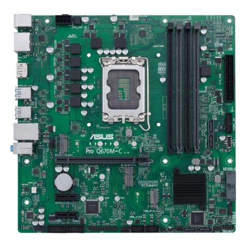 ASUS PRO Q670M-C-CSM Business Motherboard Intel Q670 LGA1700 DDR5 ASUS PRO Q670M-C-CSM Business Motherboard Intel Q670 LGA1700 DDR5